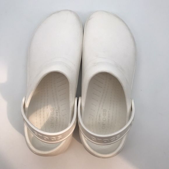 Crocs Specialist II Vent Clog  White Men's 11 Women's 13 Nurse Medical Work Shoe - Picture 6 of 9